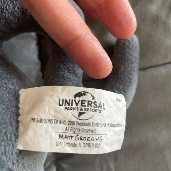 The Simpsons Scratchy The Cat Plush Stuffed Animal Toy - Picture 7 of 8